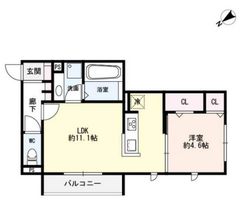 キャトルセゾンの間取り
