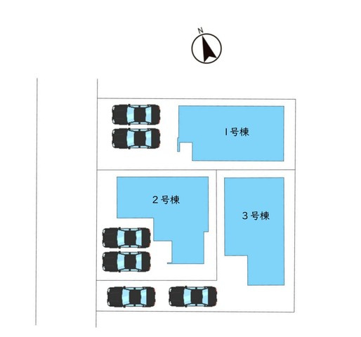 鶴ヶ島市脚折町11期　新築戸建の区画図