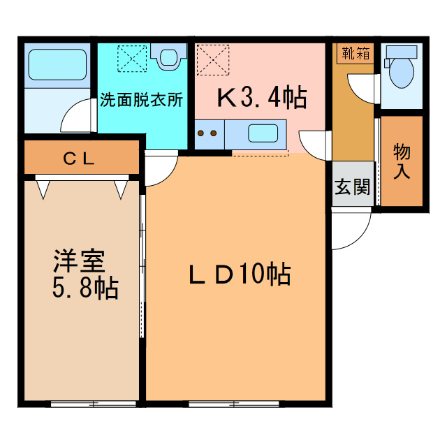 DRIVEの間取り