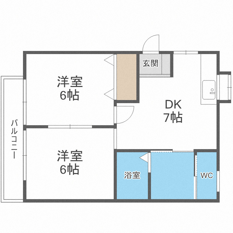 ハイツプロミネンスの間取り