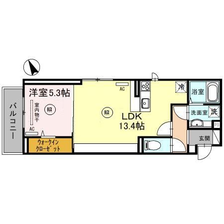 メリヤス手柄の間取り