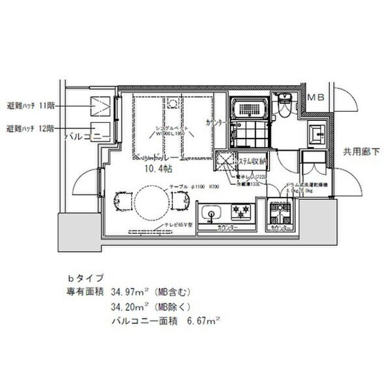 【間取り】 | S-RESIDENCE千種belvia TOWER