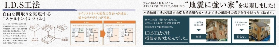 【仲介手数料無料】新築戸建　熊谷市拾六間965-1（全2棟）の構造・工法・仕様