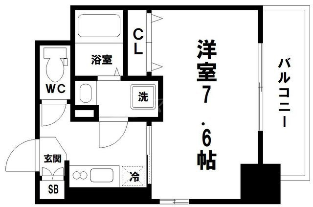エスリード大阪城アクシスの間取り