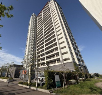 アクアリーナ川崎ロッソタワーの外観|２２階建てのタワーマンション、１９階のお部屋です