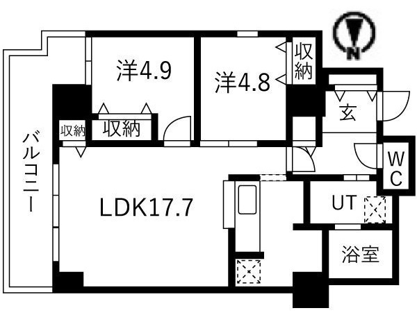【間取り】 | シティコート目黒４号棟 | 外観もきれいです
