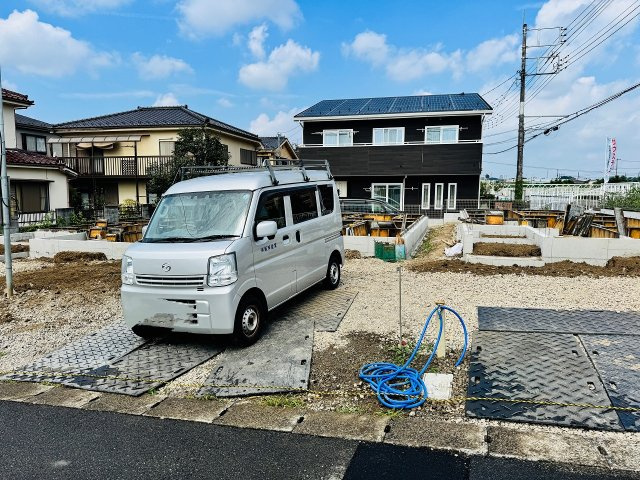 八王子市　横川町　新築一戸建て　２０期の外観|～西八王子駅徒歩13分　太陽光パネル付き　全棟南向き・2台駐車可能～