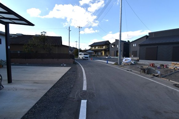 リーブルガーデン  城里町石塚　16期　6の前面道路含む現地写真|現地撮影（2026年10月）
