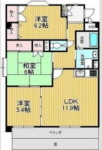 フォレスト・フィールド梅森台の間取り