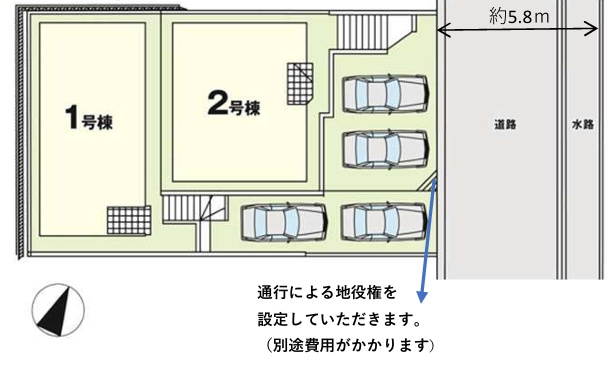 春日市一の谷2期の区画図
