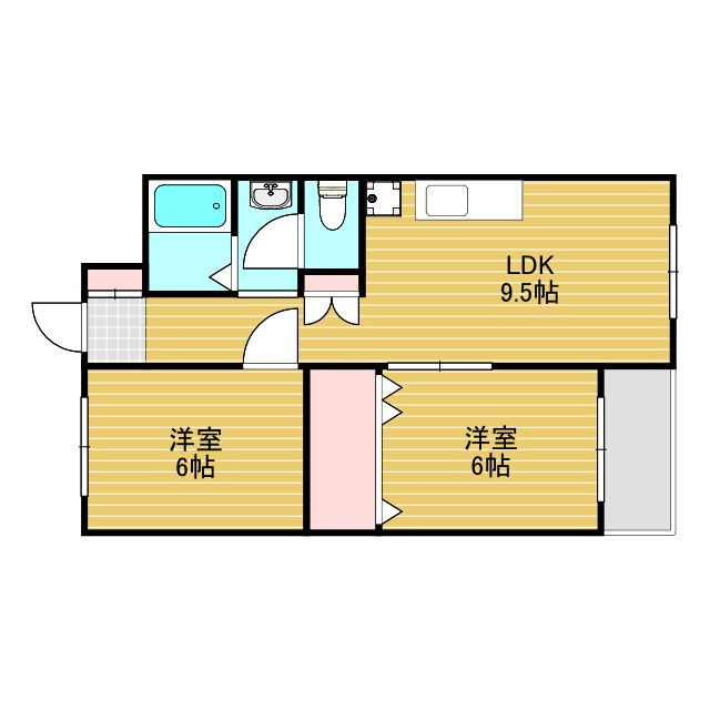 マンションサルナートの間取り