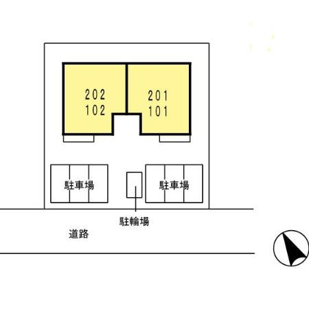アルブル エストレジャの区画図