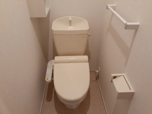 スカイビーンズ朝宮のトイレ|落ち着いたトイレです