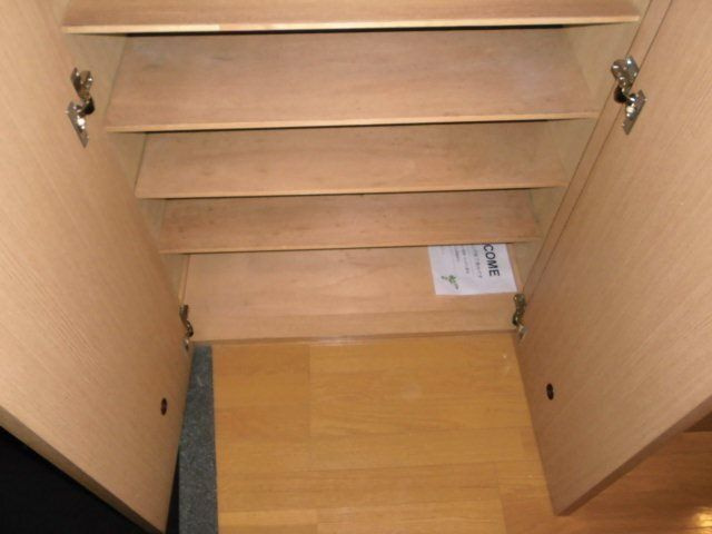 グレース柏の玄関|収納もある玄関です