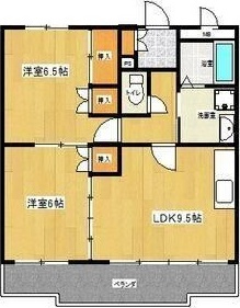 サンフラワーハイツBの間取り