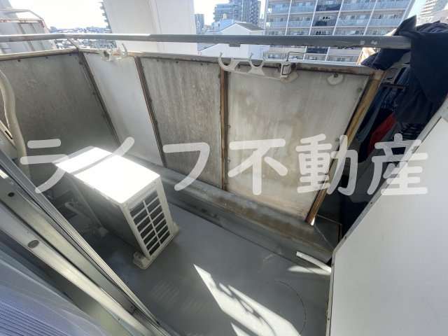 エアリーコート小阪のバルコニー