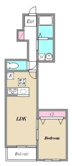 ナーシサス・コート大倉山　Ｂ棟の間取り|間取りです。