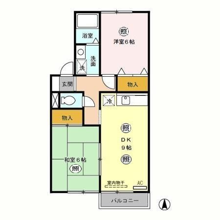 【間取り】 | セジュール彩　弐番館