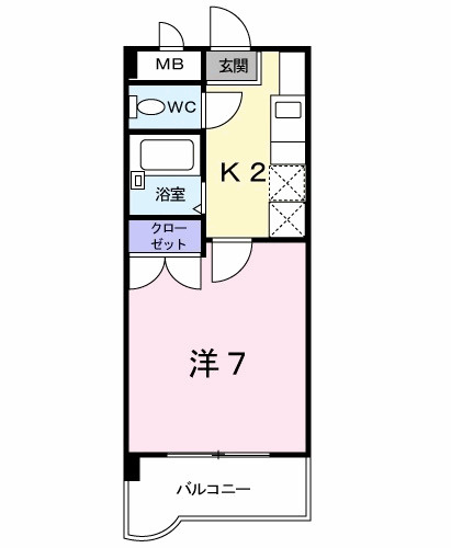 【間取り】 | エスポワ－ル粕屋
