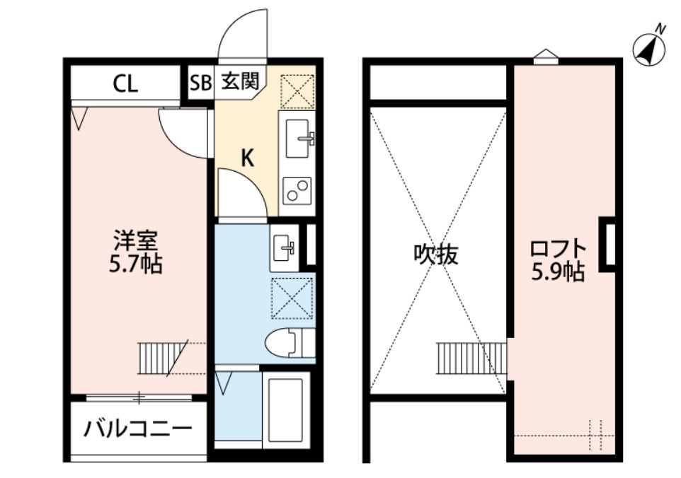 Three forest　東大宮の間取り