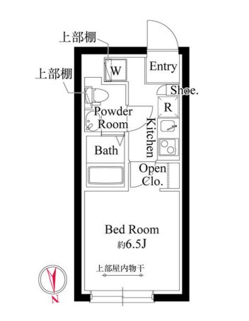 市川市真間２丁目のアパートの間取り