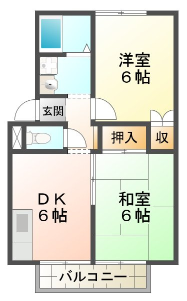 エステートピア狩口の間取り