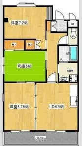 ボヌール岩崎台B棟の間取り