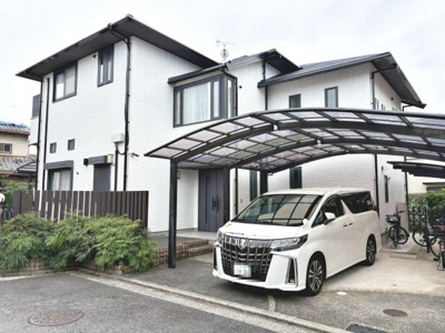 【外観】 | 野尻町　中古一戸建 | 土地約９９．４６坪！駐車３台可能！ゆとりある敷地でのびのび新生活をここで始めませんか！