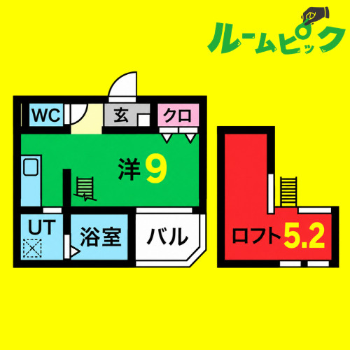 フルレ　名古屋市賃貸　仲介手数料無料の間取り