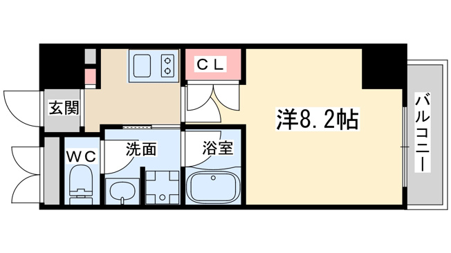 【間取り】 | CREA　TIF堂島