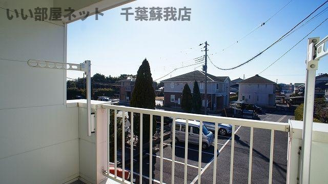 オレンジハウスのバルコニー|陽当たり良好なバルコニーです