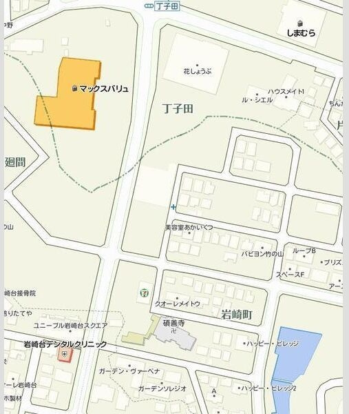 クオーレメイトウの地図