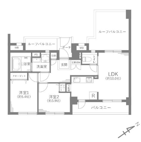 【間取り】 | キャニオングランデ桜上水