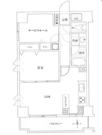 【間取り】 | ダイアパレス亀戸・立花