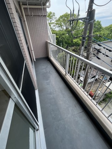 パレスあすてりあのバルコニー