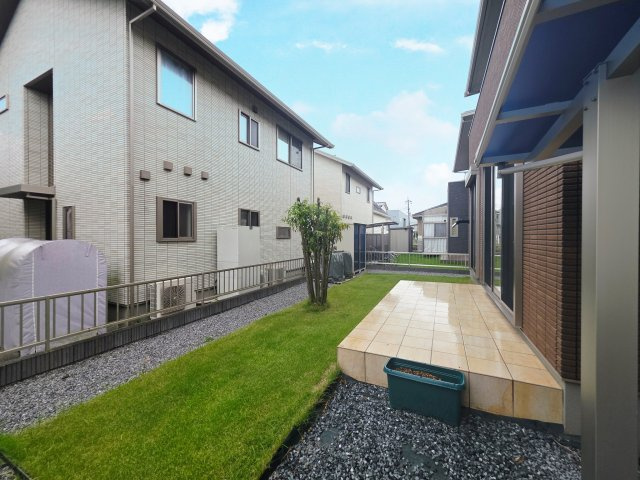 栃木市岩舟町静　中古住宅の庭