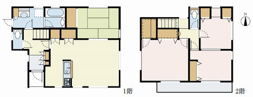 【仲介手数料０円】平塚市徳延　中古一戸建ての間取り|【仲介手数料０円】平塚市徳延　中古一戸建て