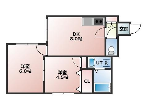 【間取り】 | 【CP対象】ロイヤルコート北郷 | 間取りです