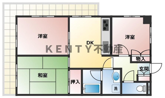 【間取り】 | 醍醐マンション