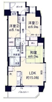 【間取り】 | ベルメゾン川越サザンスケープ