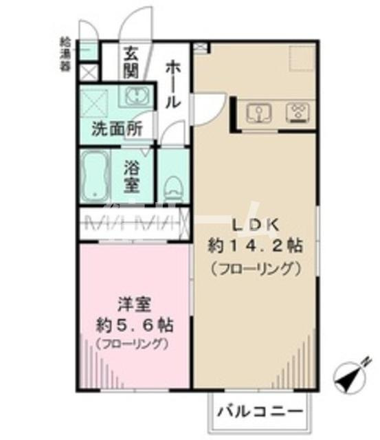 板橋区成増３丁目のアパートの間取り