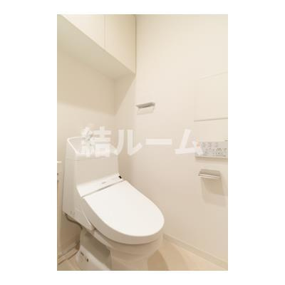新宿区高田馬場４丁目の賃貸マンションのトイレ