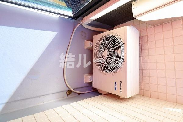 練馬区貫井１丁目のアパートのバルコニー