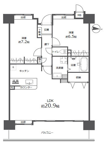 Ｊｃｉｔｙ宇品御幸の間取り