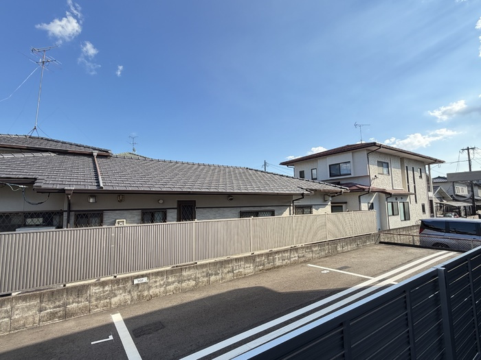 熊本市中央区帯山８丁目のアパートの展望