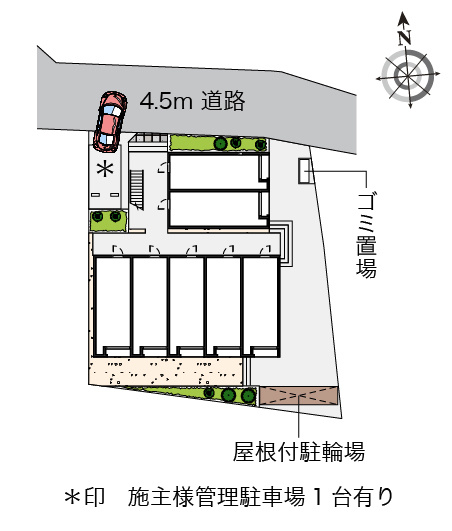 レオネクストエクセルアサヒVの区画図