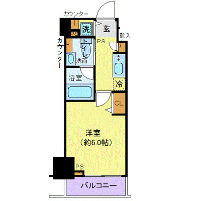 クレイシア巣鴨駅前の間取り