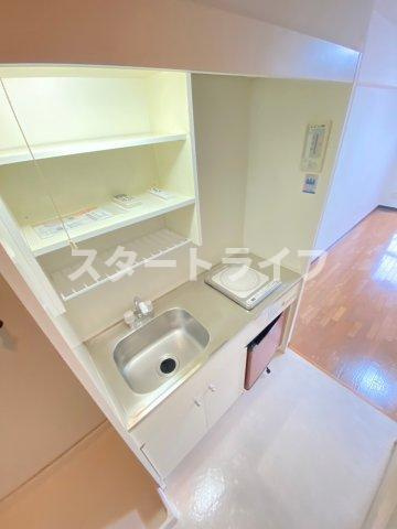 大阪市東淀川区東中島１丁目の賃貸マンションのキッチン