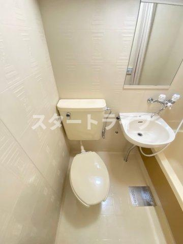 大阪市東淀川区東中島１丁目の賃貸マンションのトイレ