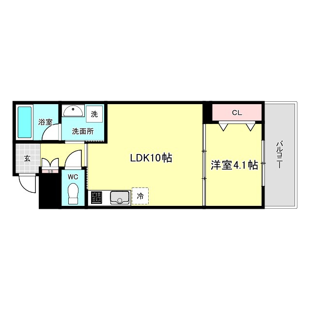 The　Peak　Osaka　Bayの間取り